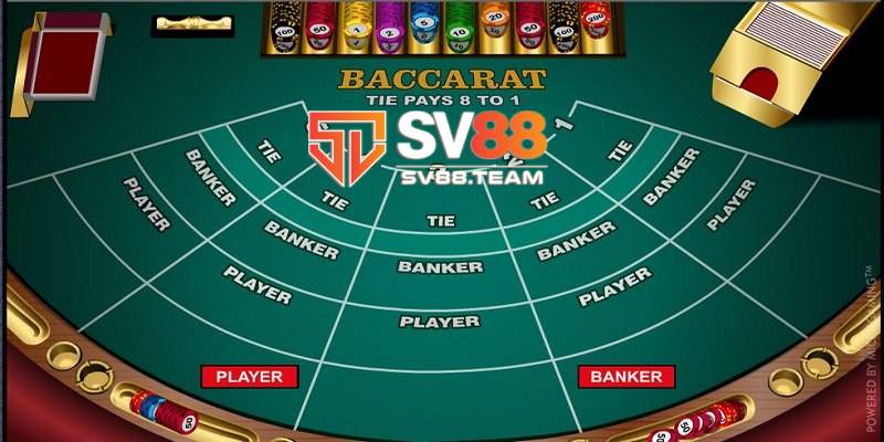 Bài sẽ được chia cho hai bên là Player và Banker